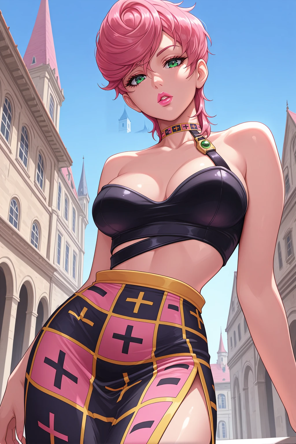 Trish Una/トリッシュ・ウナ (JoJo's Bizarre Adventure: Golden Wind) SDXL LoRA [Illustr... - by novowels