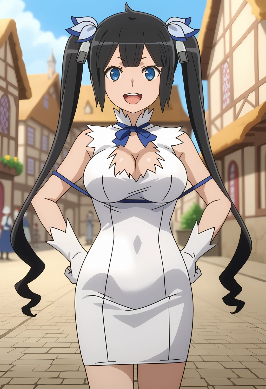 Hestia [2 outfits] | PonyXL | DanMachi: Dungeon ni Deai wo Motomeru no wa Mac... - by LittleJelly
