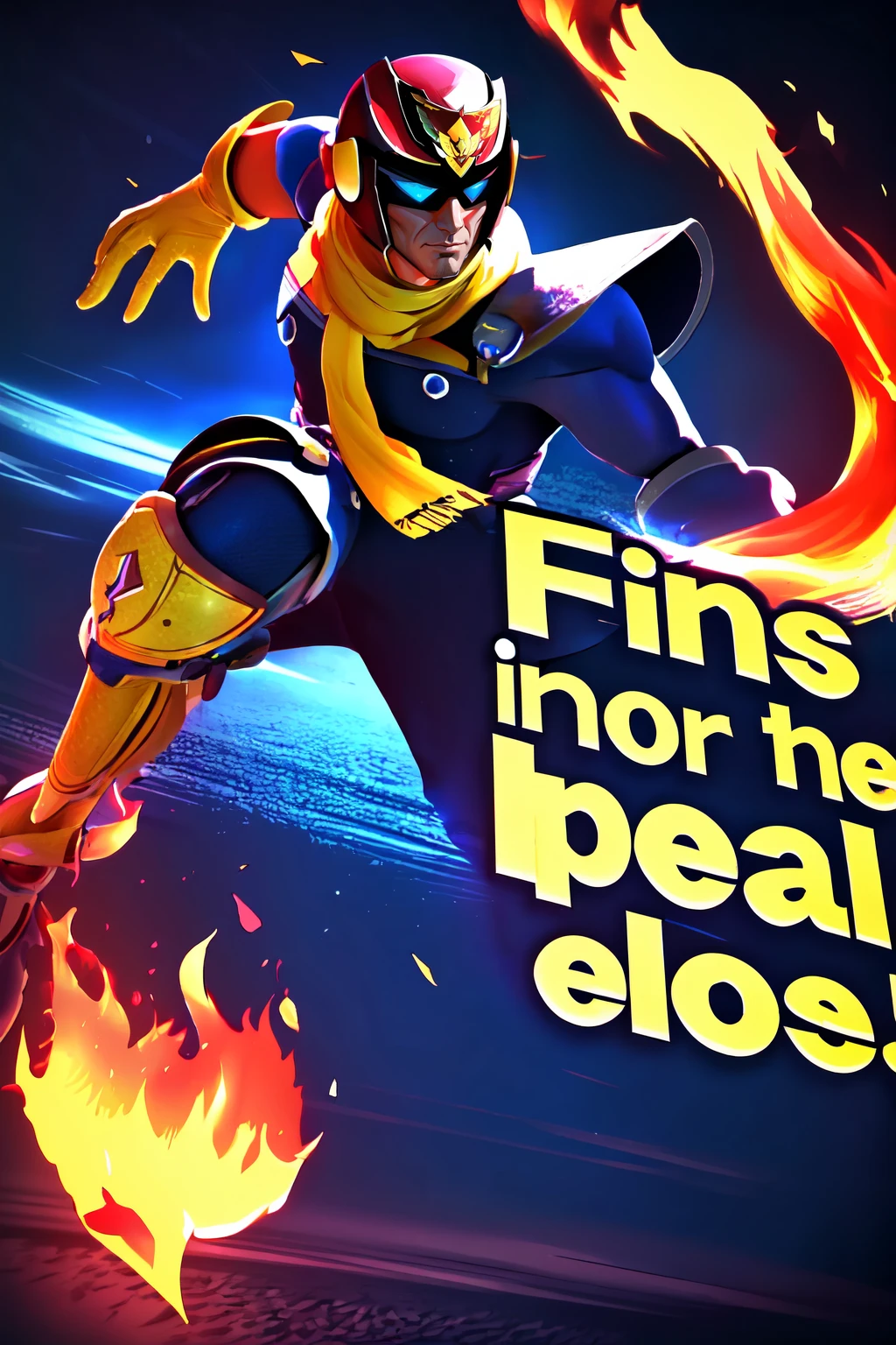 Captain Falcon | F-Zero LoRA - by FallenIncursio