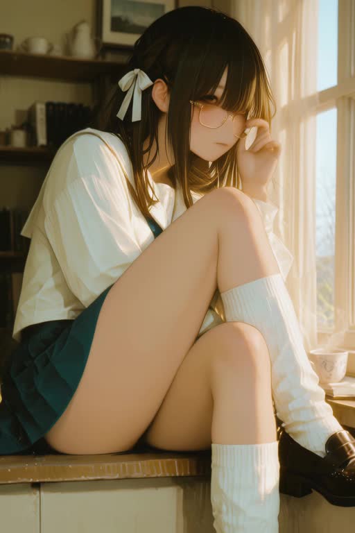 AI video #34 by Semi:nehey:: 1girl, solo - by Semi:nehey: