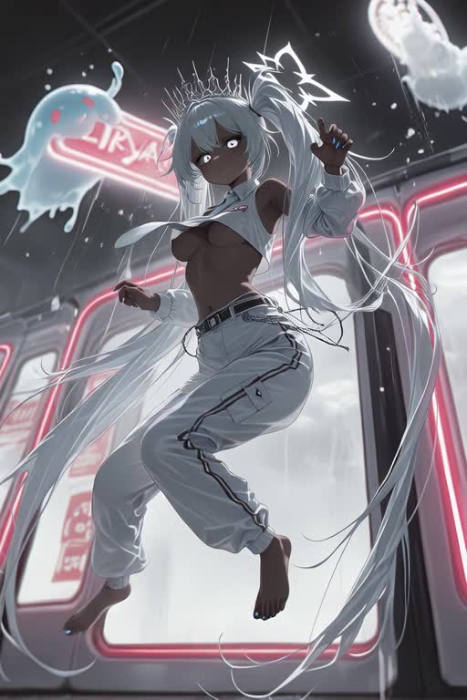 AI video #35 by Semi:nehey:: 1girl, solo - by Semi:nehey: