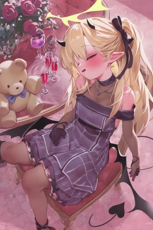 AI video #36 by Semi:nehey:: ibuki (blue archive), 1girl - by Semi:nehey: