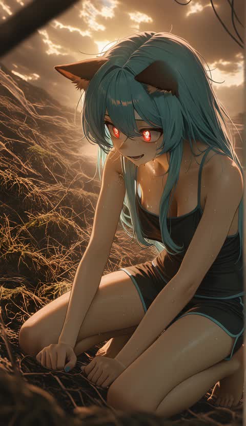 AI video #44 by Semi:nehey:: 1girl, solo - by Semi:nehey: