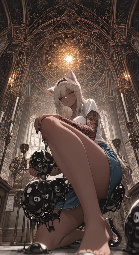 AI video #46 by Semi:nehey:: 1girl, solo - by Semi:nehey: