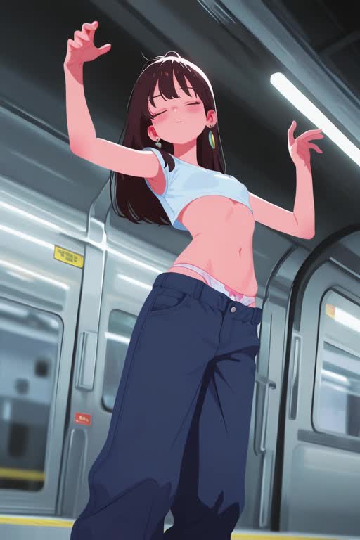 AI video #71 by Semi:nehey:: 1girl, solo - by Semi:nehey: