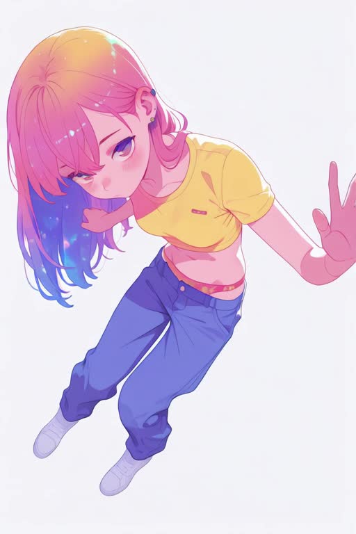 AI video #72 by Semi:nehey:: 1girl, solo - by Semi:nehey: