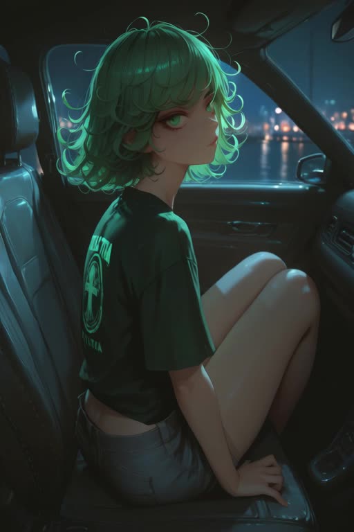 AI video #86 by Semi:nehey:: tatsumaki, 1girl - by Semi:nehey: