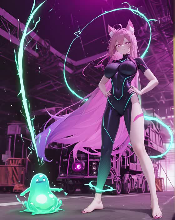 AI video #106 by Semi:nehey:: 1girl, solo - by Semi:nehey: