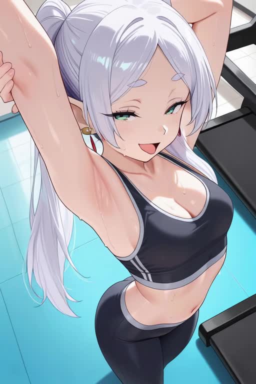 AI video #124 by Semi:nehey:: frieren, 1girl - by Semi:nehey: