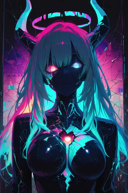AI video #125 by Semi:nehey:: 1girl, solo - by Semi:nehey: