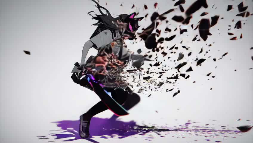 AI video #218 by Semi:nehey:: 1girl, solo - by Semi:nehey: