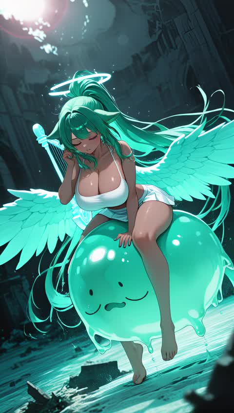 AI video #245 by Semi:nehey:: 1girl, solo - by Semi:nehey: