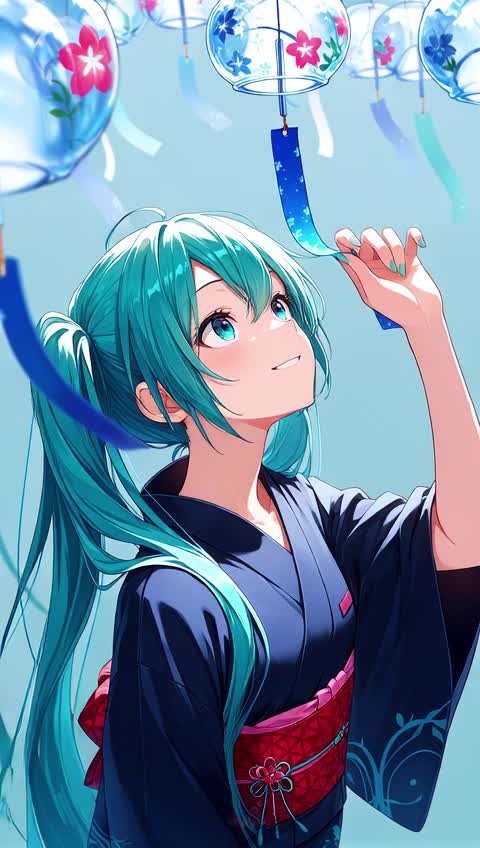 AI video #261 by Semi:nehey:: hatsune miku, 1girl - by Semi:nehey: