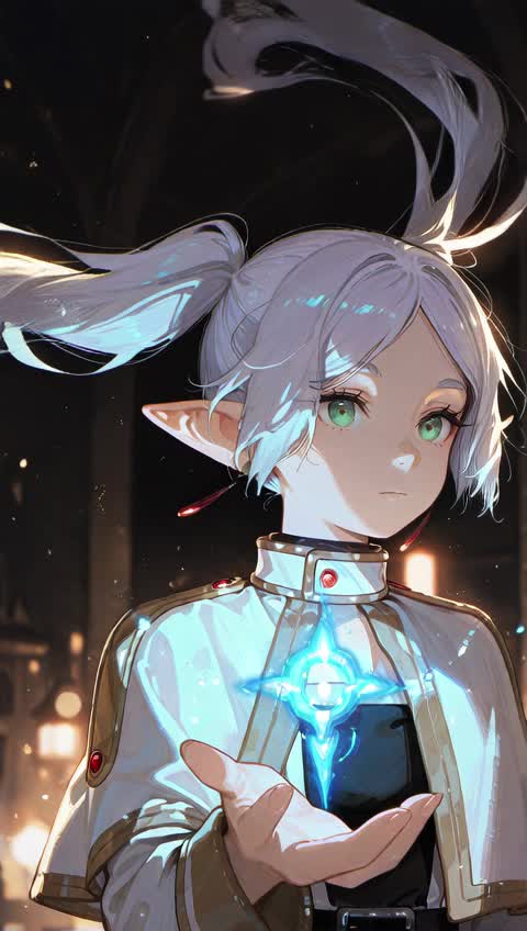 AI video #266 by Semi:nehey:: frieren, 1girl - by Semi:nehey:
