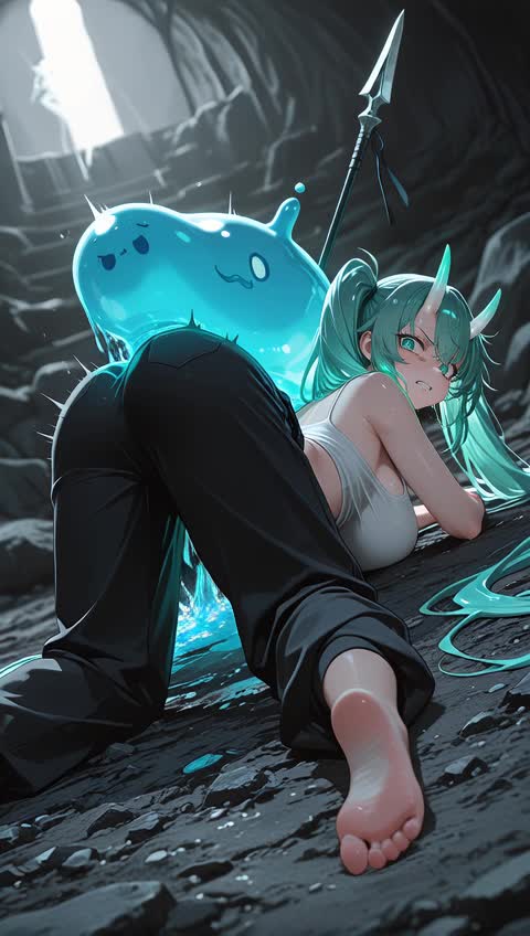 AI video #268 by Semi:nehey:: 1girl, solo - by Semi:nehey: