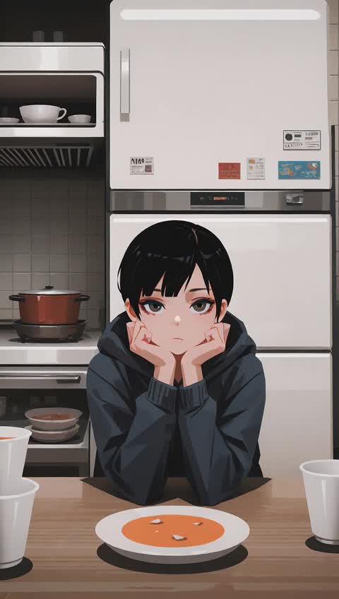 AI video #278 by Semi:nehey:: 1girl, solo - by Semi:nehey: