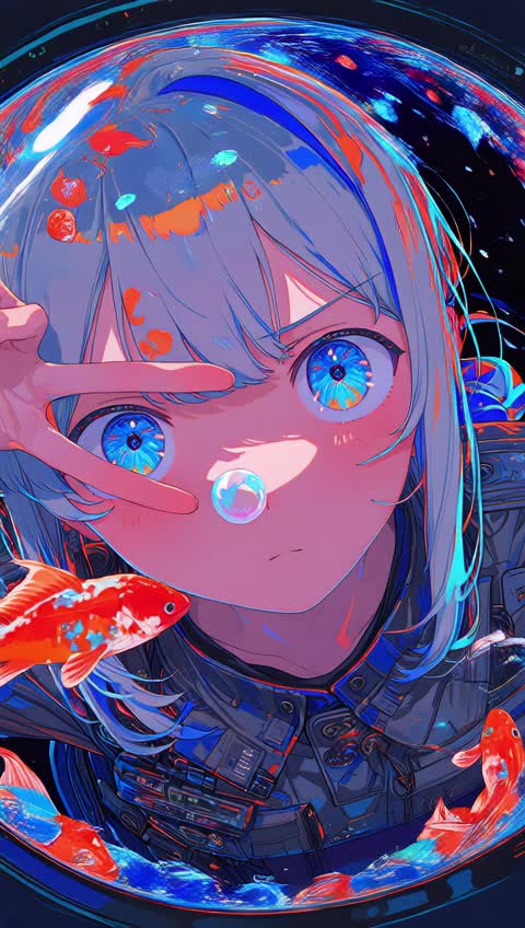 AI video #282 by Semi:nehey:: 1girl, solo - by Semi:nehey:
