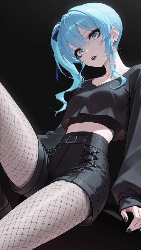 AI video #286 by Semi:nehey:: hoshimachi suisei, 1girl - by Semi:nehey: