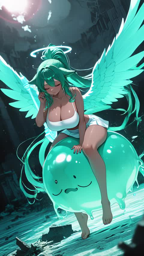 AI video #315 by Semi:nehey:: 1girl, solo - by Semi:nehey: