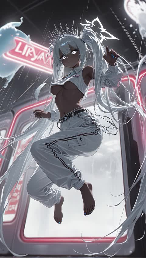 AI video #408 by Semi:nehey:: 1girl, solo - by Semi:nehey: