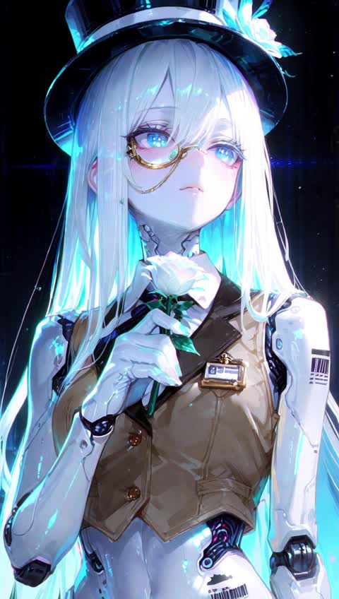 AI video #412 by Semi:nehey:: 1girl, solo - by Semi:nehey: