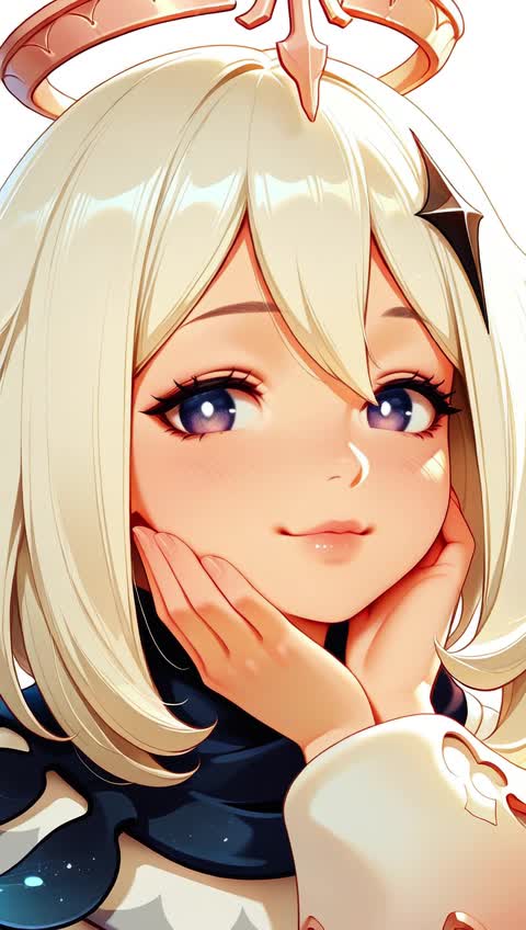 AI video #423 by Semi:nehey:: paimon (genshin impact), 1girl - by Semi:nehey: