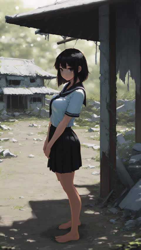 AI video #507 by Semi:nehey:: 1girl, solo - by Semi:nehey: