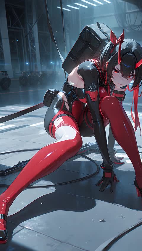 AI video #518 by Semi:nehey:: 1girl, solo - by Semi:nehey: