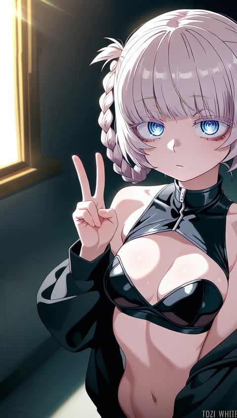 AI video #588 by Semi:nehey:: 1girl, solo - by Semi:nehey: