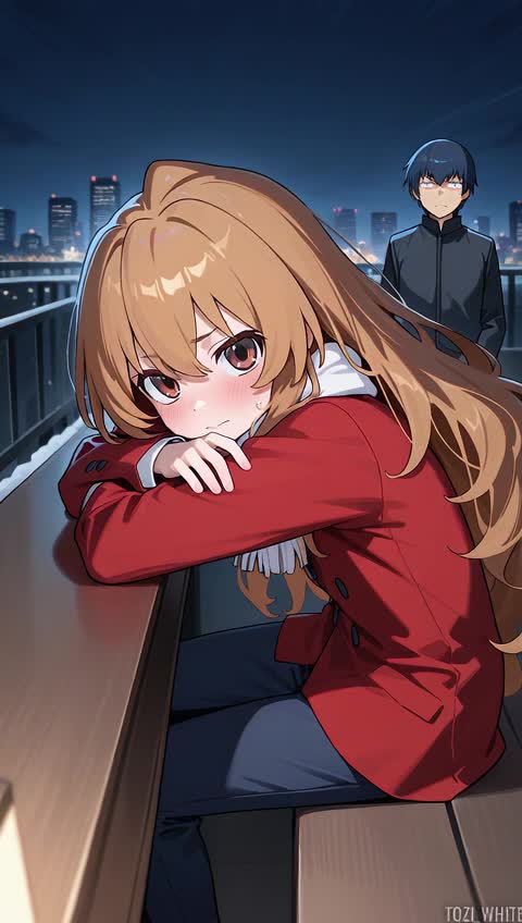 AI video #596 by Semi:nehey:: aisaka taiga, 1girl - by Semi:nehey: