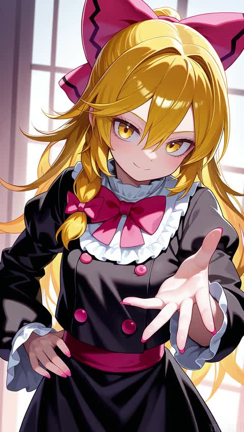 AI video #602 by Semi:nehey:: kirisame marisa, 1girl - by Semi:nehey: