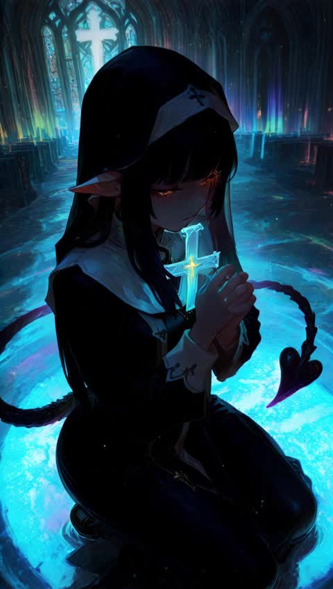 AI video #606 by Semi:nehey:: 1girl, solo - by Semi:nehey:
