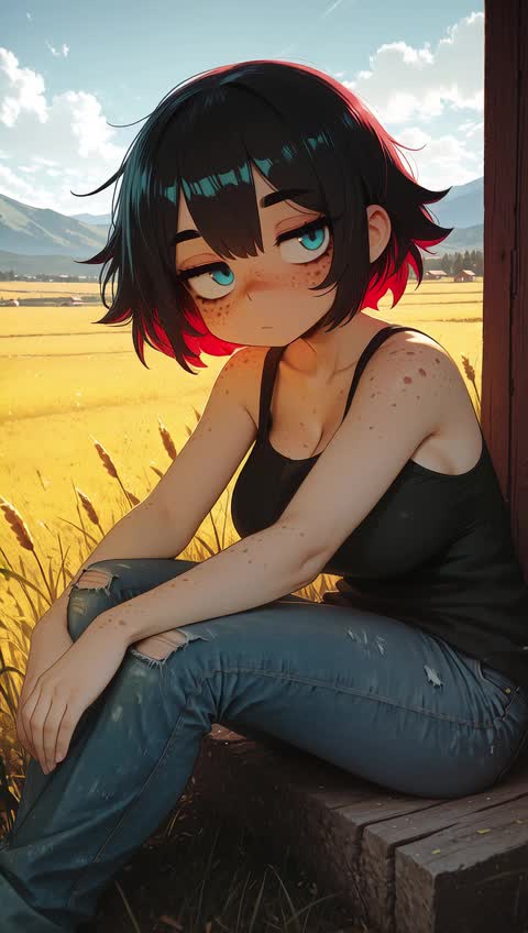 AI video #607 by Semi:nehey:: 1girl, solo - by Semi:nehey: