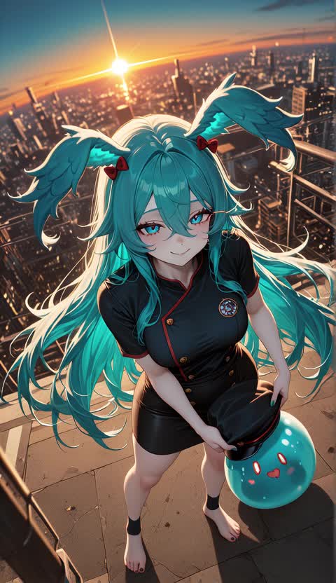 AI video #622 by Semi:nehey:: 1girl, solo - by Semi:nehey: