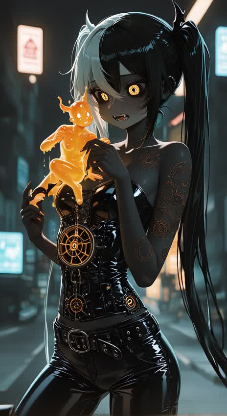 AI video #640 by Semi:nehey:: 1girl, solo - by Semi:nehey: