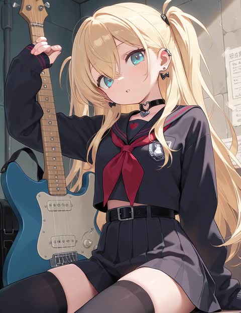 AI video #629 by Semi:nehey:: 1girl, solo - by Semi:nehey: