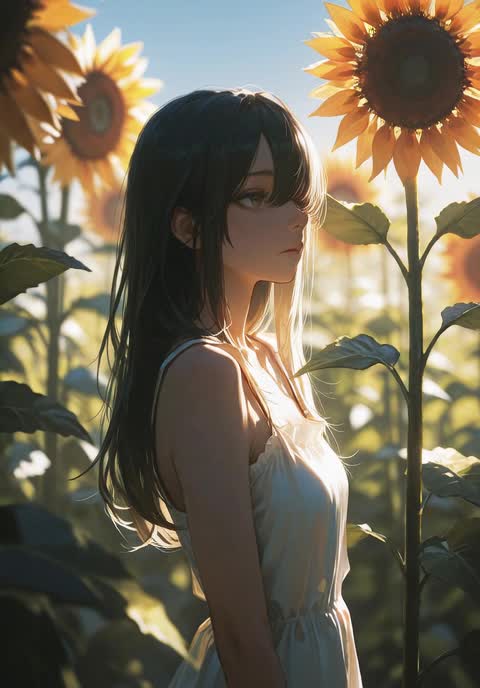 AI video #687 by Semi:nehey:: 1girl, solo - by Semi:nehey: