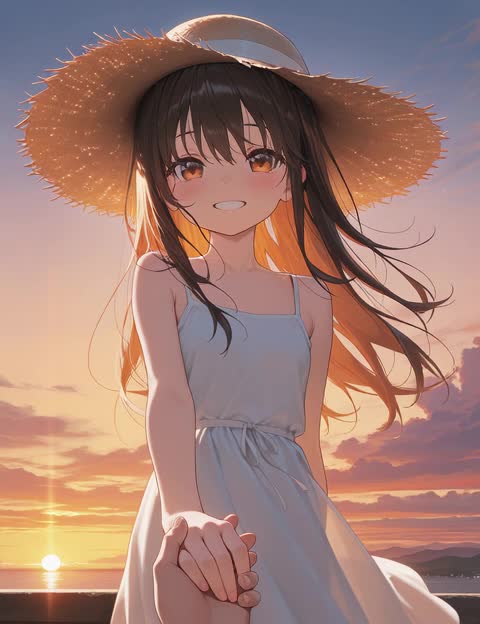 AI video #712 by Semi:nehey:: 1girl, long hair - by Semi:nehey: