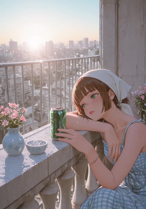 AI video #750 by Semi:nehey:: 1girl, solo - by Semi:nehey: