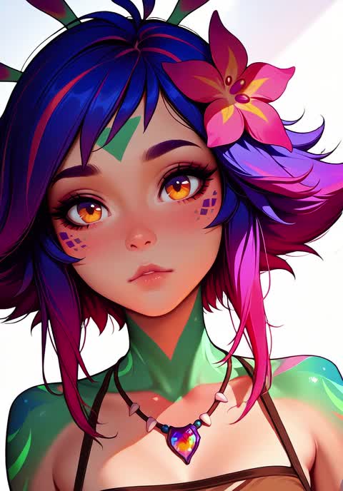 AI video #785 by Semi:nehey:: 1girl, solo - by Semi:nehey: