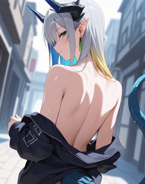 AI video #867 by Semi:nehey:: 1girl, solo - by Semi:nehey: