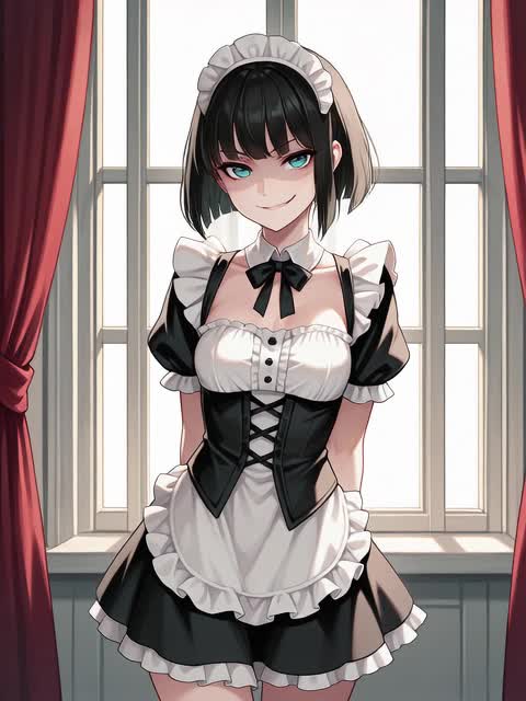 AI video #869 by Semi:nehey:: 1girl, solo - by Semi:nehey: