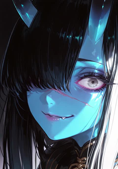 AI video #882 by Semi:nehey:: 1girl, solo - by Semi:nehey: