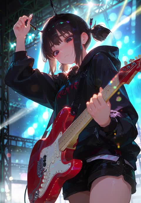 AI video #909 by Semi:nehey:: 1girl, solo - by Semi:nehey: