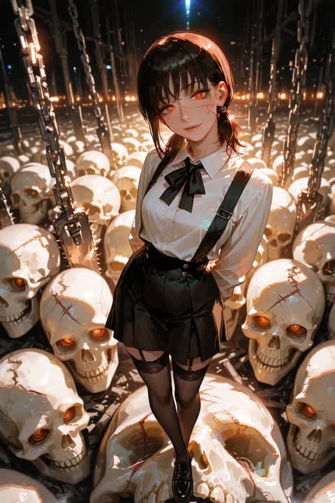 AI video #944 by Semi:nehey:: yoru (chainsaw man), 1girl - by Semi:nehey: