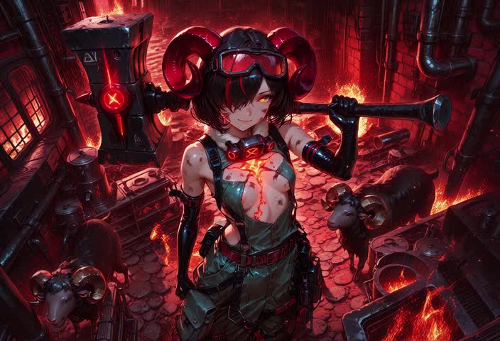 AI video #978 by Semi:nehey:: 1girl, solo - by Semi:nehey: