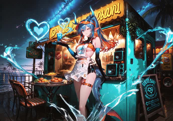 AI video #980 by Semi:nehey:: 1girl, solo - by Semi:nehey: