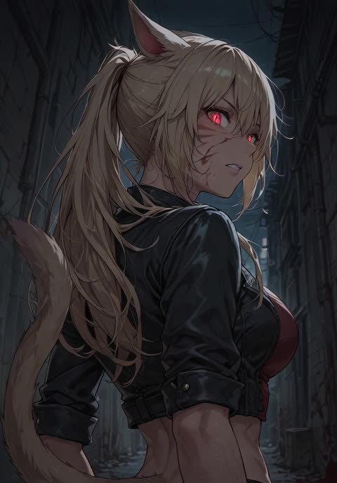 AI video #1005 by Semi:nehey:: warrior of light (ff14), 1girl - by Semi:nehey: