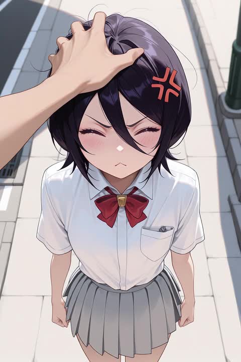 AI video #1021 by Semi:nehey:: kuchiki rukia, 1girl - by Semi:nehey: