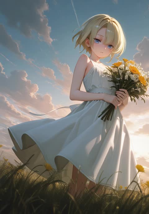 AI video #1027 by Semi:nehey:: 1girl, solo - by Semi:nehey: